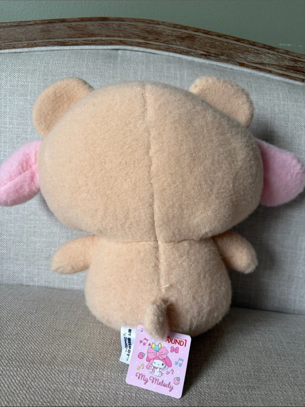 Sanrio My Melody 11.8 in Plush Toy Wool Boa Bear NWT